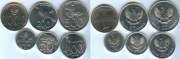 Набор - Индонезия 6 монет (старая цена 250р)