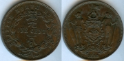 Британское Северное Борнео 1 цент 1888