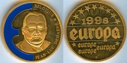 Жетон - Бельгия 1998 Европа мировые лидеры