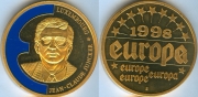 Жетон - Люксембург 1998 Европа мировые лидеры
