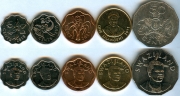 Набор - Свазиленд 5 монет (старая цена 450р)