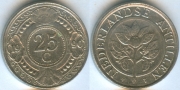 Нидерландские Антиллы 25 центов 1990