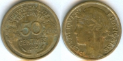 Франция 50 сантимов 1939