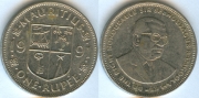 Маврикий 1 Рупия 1991