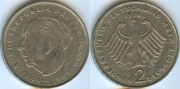 Германия 2 Марки 1976 F
