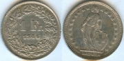 Швейцария 1 Франк 1946