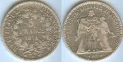 Франция 5 Франков 1874