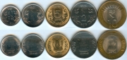 Набор - Индия 5 монет