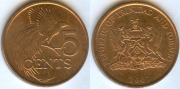 Тринидад и Тобаго 5 центов 2007