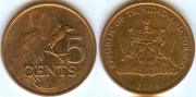 Тринидад и Тобаго 5 центов 2014