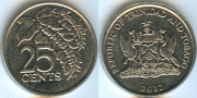 Тринидад и Тобаго 25 центов 2012