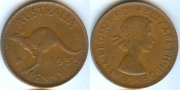 Австралия 1 пенни 1955