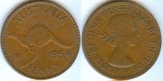 Австралия 1 пенни 1956