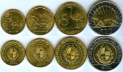 Набор - Уругвай 4 монеты