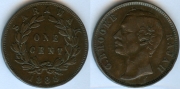 Малайзия Саравак 1 цент 1888