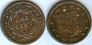 США 1 цент 1840