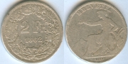 Швейцария 2 Франка 1862
