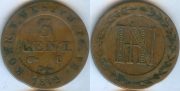 Германия Восточная Фризия 3 цента 1812