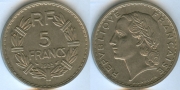 Франция 5 Франков 1935 (старая цена 200р)