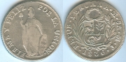 Перу 8 Реалов 1836