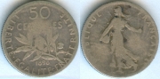 Франция 50 сантимов 1898
