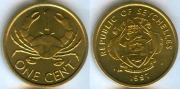 Сейшелы 1 цент 1997