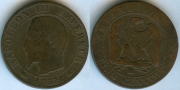 Франция 5 сантимов 1855