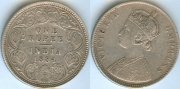 Индия 1 Рупия 1884