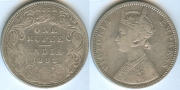 Индия 1 Рупия 1892