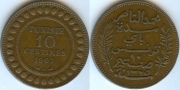 Тунис 10 сантимов 1907