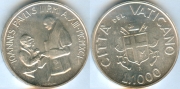 Ватикан 1000 Лир 1991