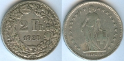 Швейцария 2 Франка 1928