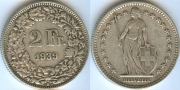 Швейцария 2 Франка 1939