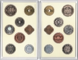 Набор - Япония 6 монет 2002 с жетонами