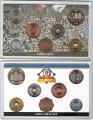 Набор - Япония 6 монет 2007 с жетоном