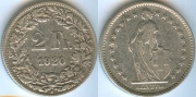 Швейцария 2 Франка 1920