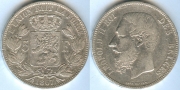 Бельгия 5 Франков 1867