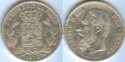 Бельгия 5 Франков 1873