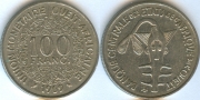 Западная Африка 100 Франков 1969