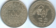 Западная Африка 100 Франков 1972