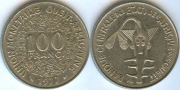 Западная Африка 100 Франков 1977