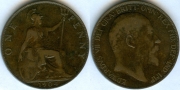 Великобритания 1 пенни 1904