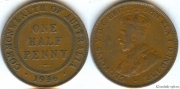 Австралия 1/2 пенни 1936 (старая цена 200р)