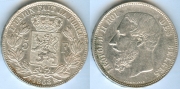 Бельгия 5 Франков 1868
