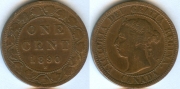 Канада 1 цент 1890