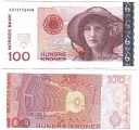 Норвегия 100 Крон 1995 Пресс