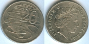 Австралия 20 центов 2004