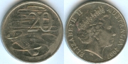 Австралия 20 центов 2007