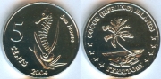 Кокосовые острова 5 центов 2004