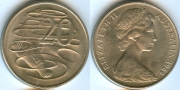 Австралия 20 центов 1969